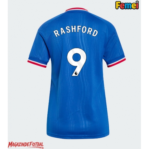 Manchester United Marcus Rashford #9 Tricou Fotbal Replică 2026-27 Femei Deplasare Manchester United Marcus Rashford #9 Tricou Fotbal Replică 2026-27 Femei Deplasare